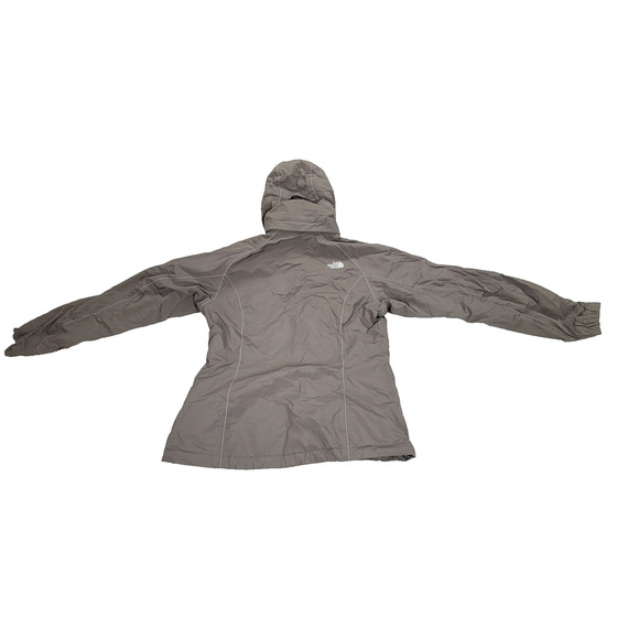 The North Face Jacket Womens Size M Brown Full Zip Snow Skiing Winter Cold Coat - Picture 15 of 16